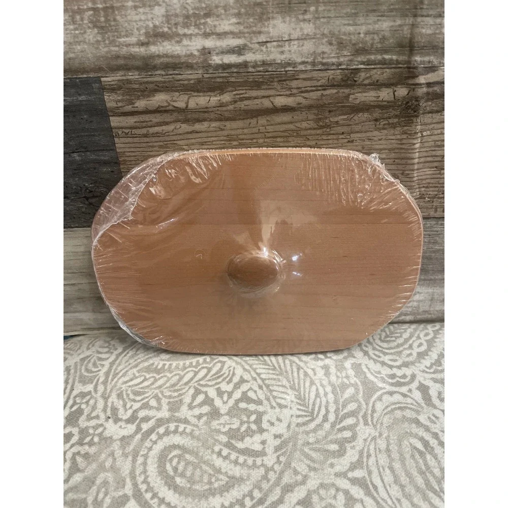 Longaberger WoodCrafts 2006 Nature Berry Basket Lid Natural Wood 50444 NIP